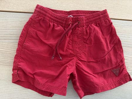 6Y Boys Swimsuit short Red Guess brand