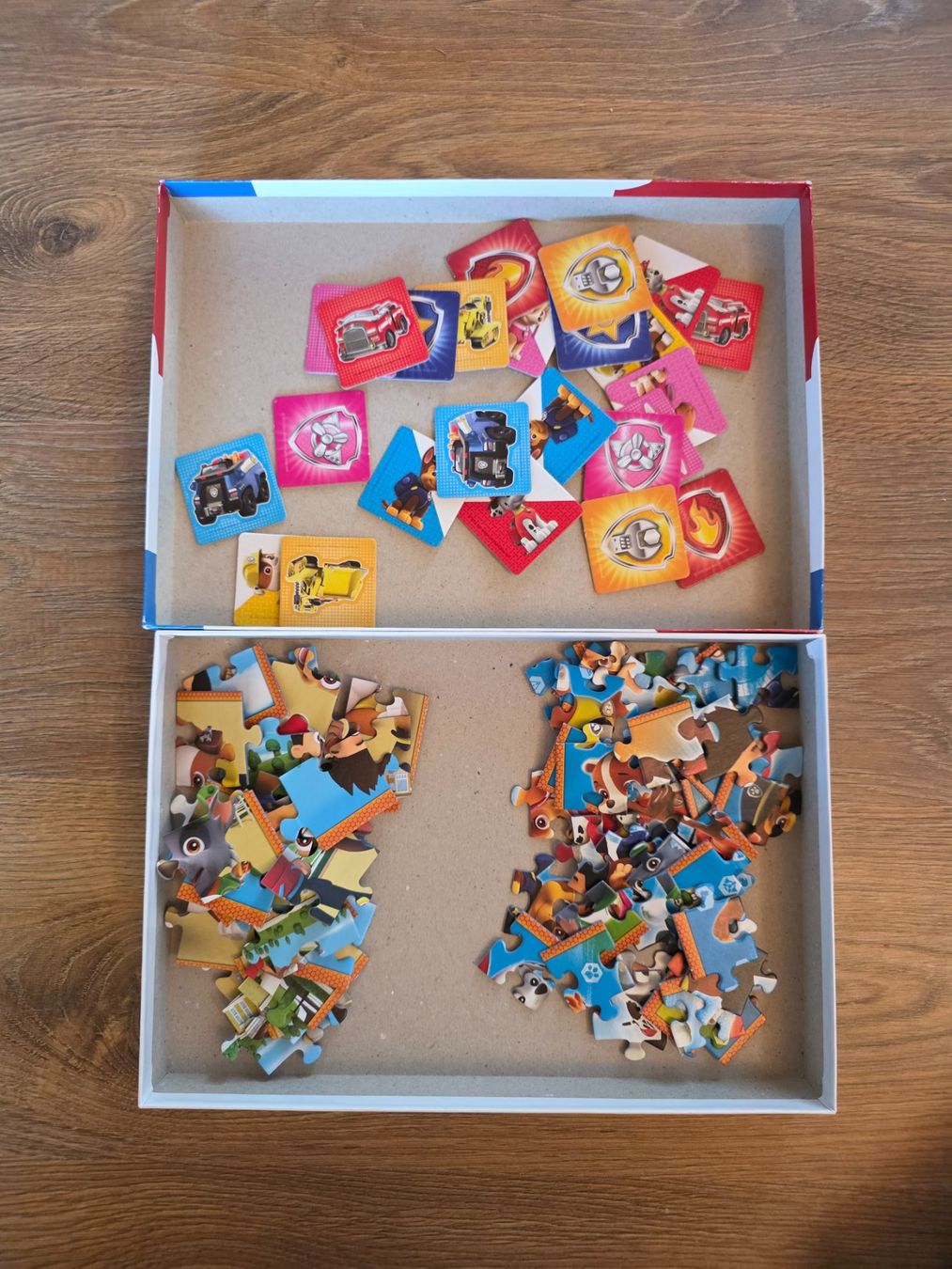 Puzzle: Paw Patrol 2x Puzzle + Memos (vollständig) – Usato da Nebikon venduto da Japostyle 1