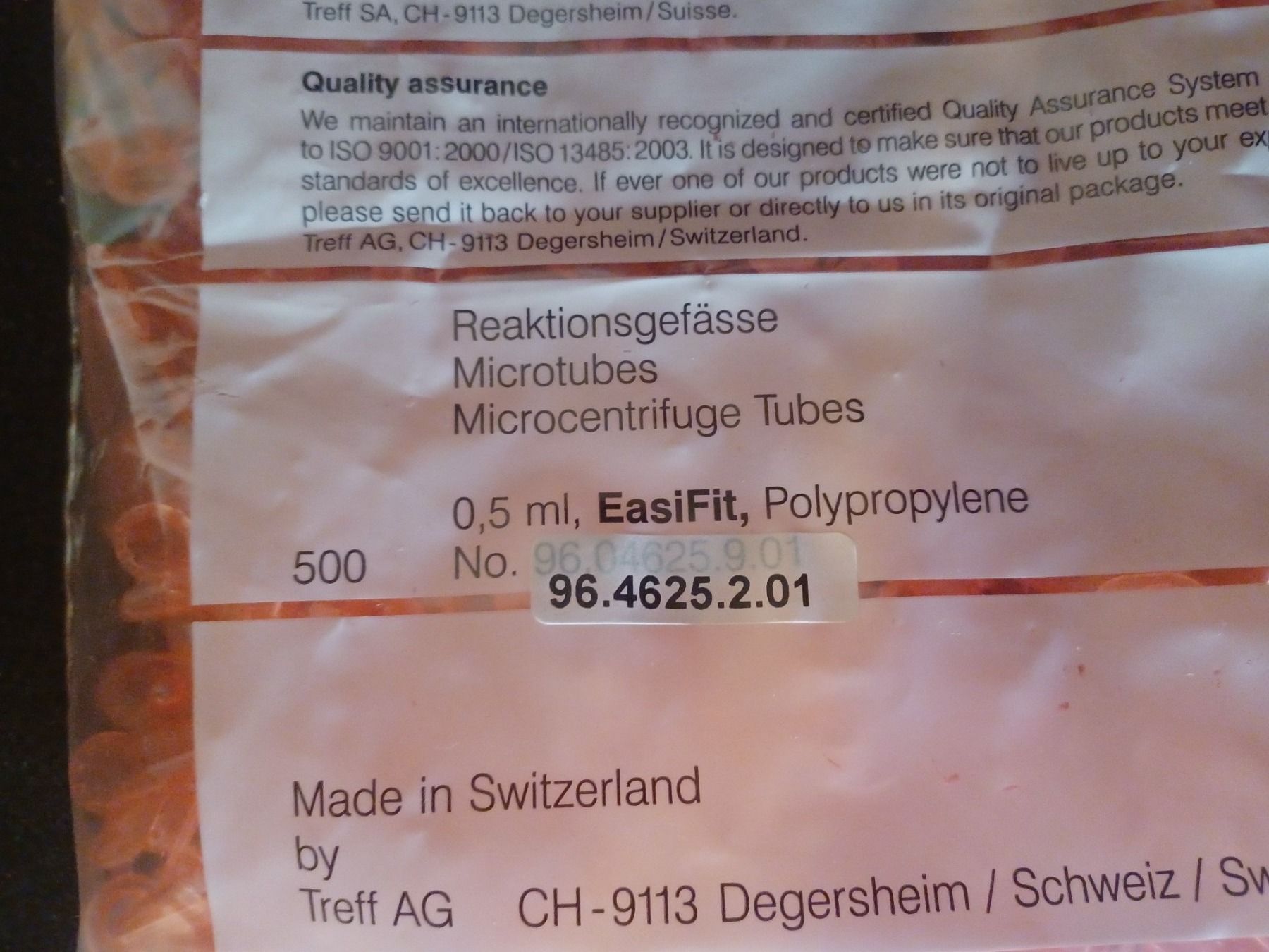 Behälter & Ähnliches: 0.5ml Micrtubes, Microcetrifuge tubes, Reaktionsgefässe Pink – Gebraucht aus Schupfart von philippb06 2