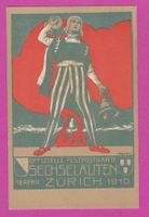 Zürich 1910   -   Sechseläuten, offiz Festpostkarte