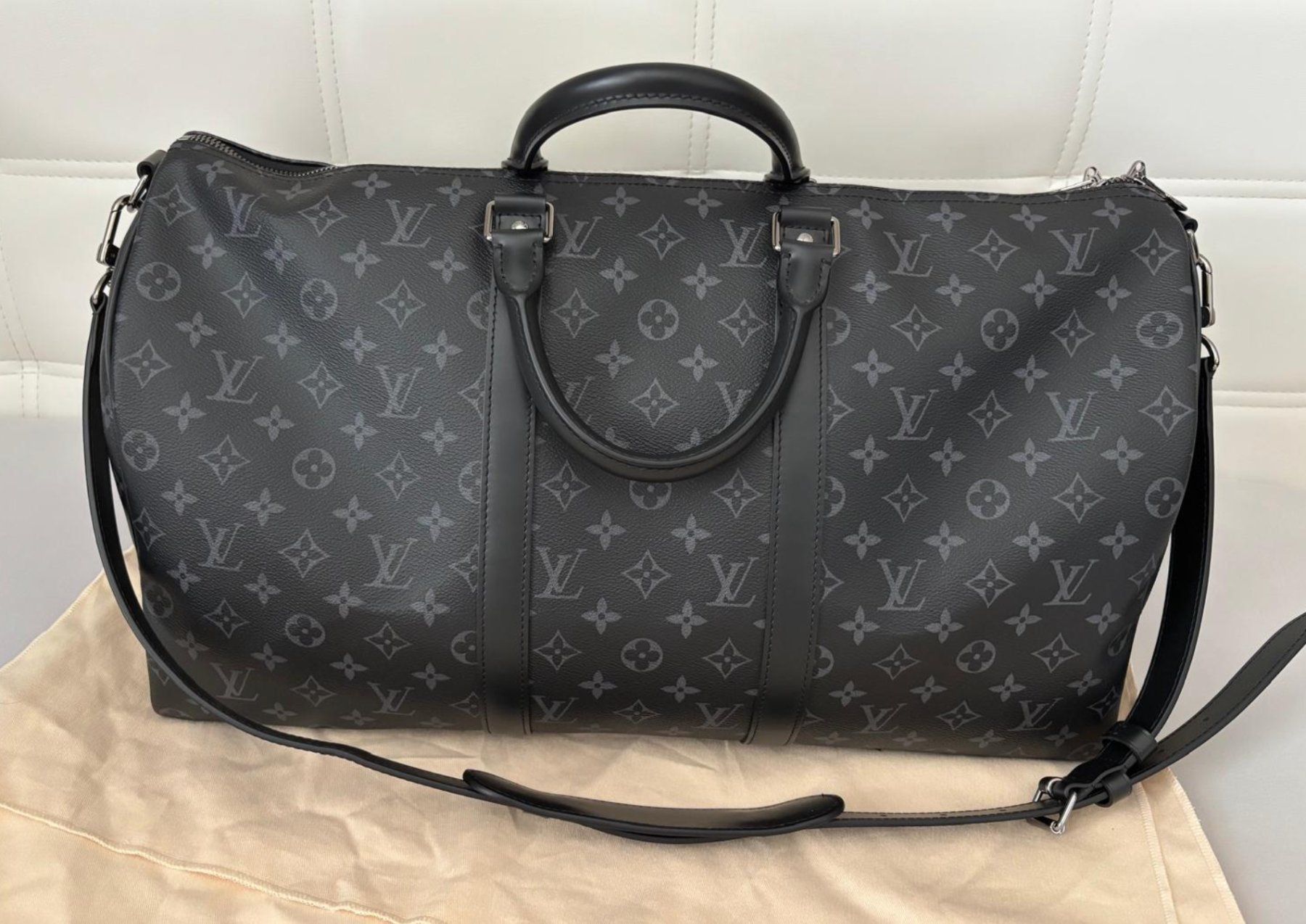 Louis Vuitton Sacs: ❤️ Louis Vuitton Keepall 50 Eclipse MNG – Neuf (Voir description) à Steinhausen par 2ndLove_Bag 1