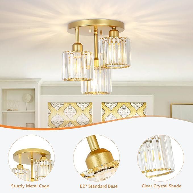 Lampadari & plafoniere: Kronleuchter Kristall Deckenleuchte Glas Pendelleuchte – Nuovo e nell'imballaggio originale da Zürich venduto da NovaDen 2
