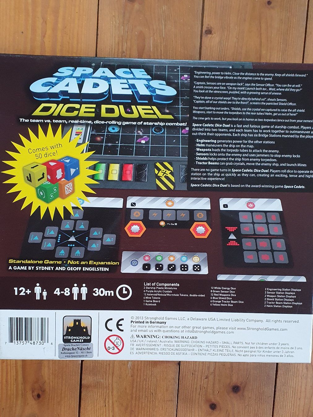 Spiele: Space cadets - Dice duel, der Star-Trek Simulator! – Gebraucht aus Bern von defigurant 1