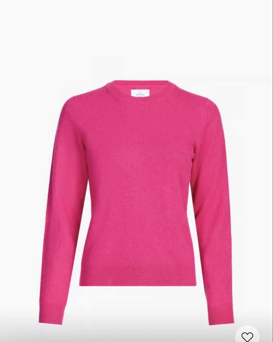 Maglioni & Felpe: AU PRINTEMPS PARIS pull en cashmere rose NEW – Nuovo (secondo la descrizione) da Pully venduto da Sell_it_all 2