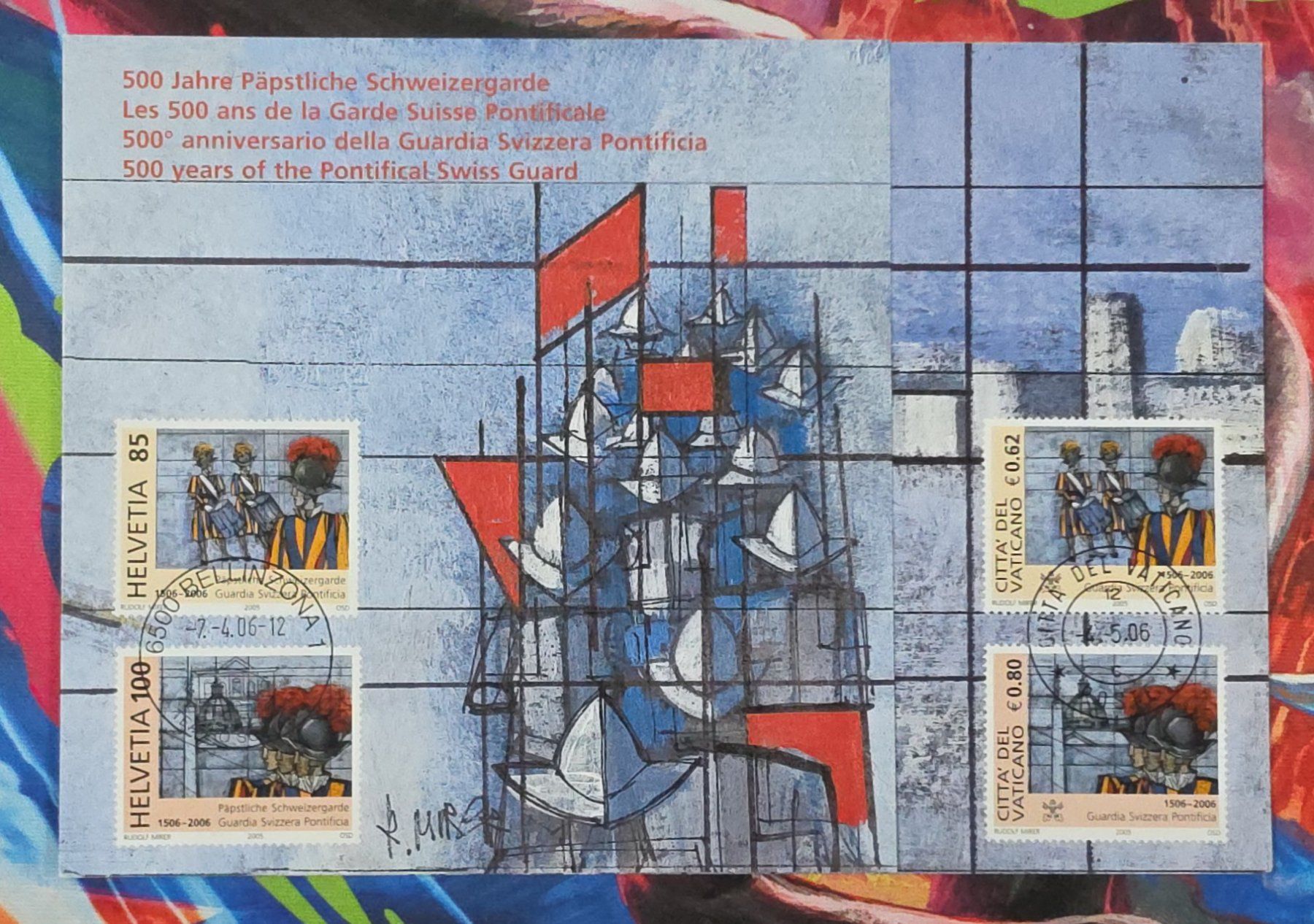 Tutti i francobolli: CL26 Document + Timbre Suisse 2006 – Usato da Cousset venduto da Patrick_Collections