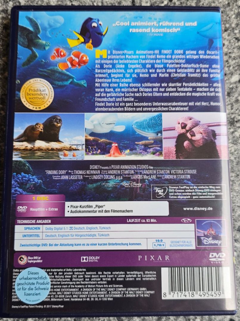 Alle DVDs: FINDET DORIE/  DVD – Gebraucht aus Geuensee von jes_9xyk 1