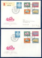 1961 Pro  Patria FDC / 1 x R- / 1 x Blanco