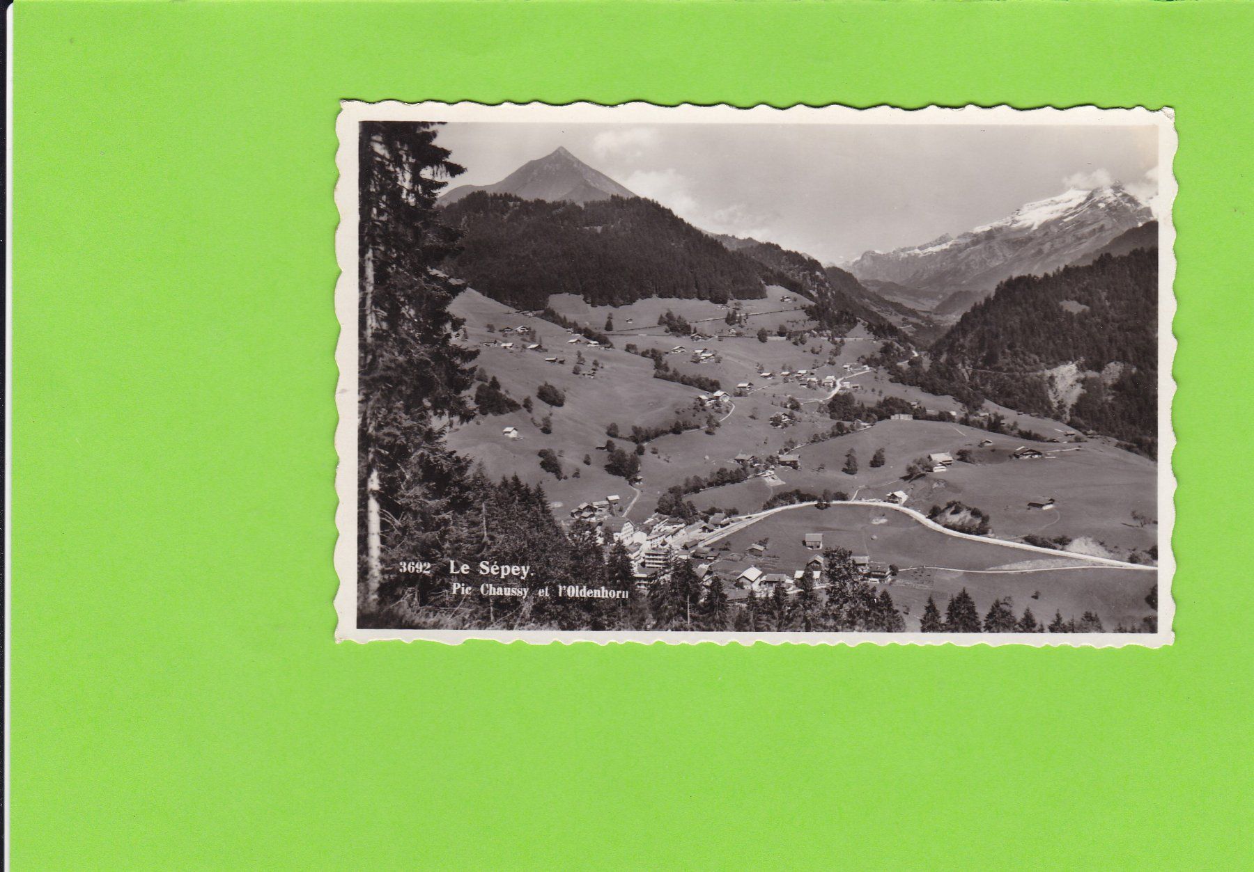 Cartoline postali: Le Sépey – Usato da St. Peterzell venduto da neckertal