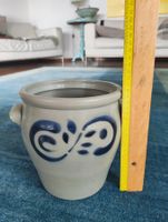 Blumentopf Steingut LANDERT Vintage mit Ohren Top Zustand