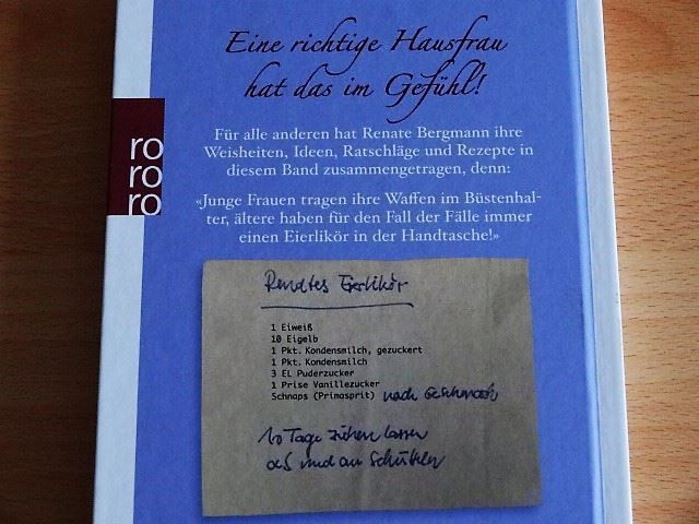 Libri: Das kann man doch noch essen R. Bergmann – Nuovo e nell'imballaggio originale da Scherz venduto da Atopolino 1