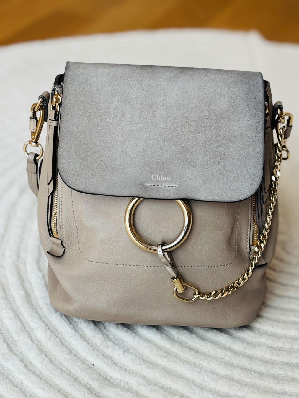 Chloé Borse da donna: Chloé Faye Rucksack aus Leder – Usato da Zürich venduto da 2KiWi 1