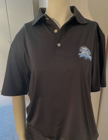 T-shirt golf noir S