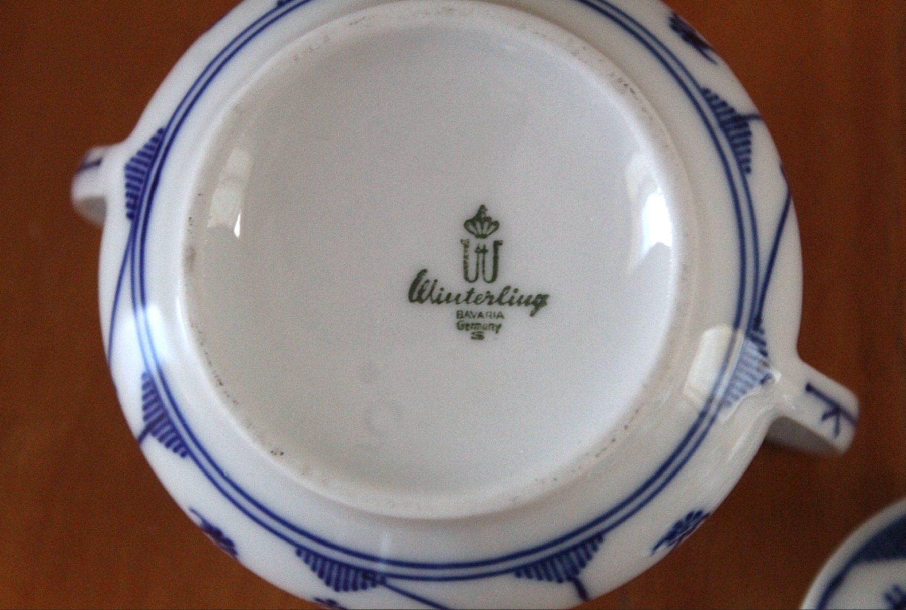 Zuccheriere: Winterling Strohblume Indisch Blau, Zuckerdose – Usato da Locarno venduto da fripui 1