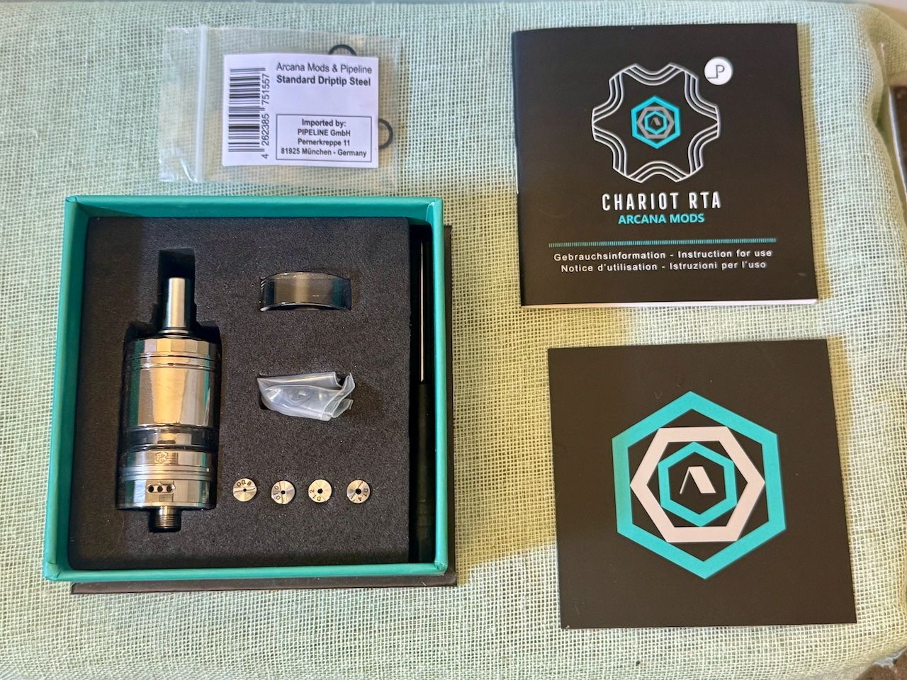 Altri Prodotti per fumatori: Arcana Mods Chariot Titan Edition – Nuovo (secondo la descrizione) da Gretzenbach venduto da Spacemonk13 3
