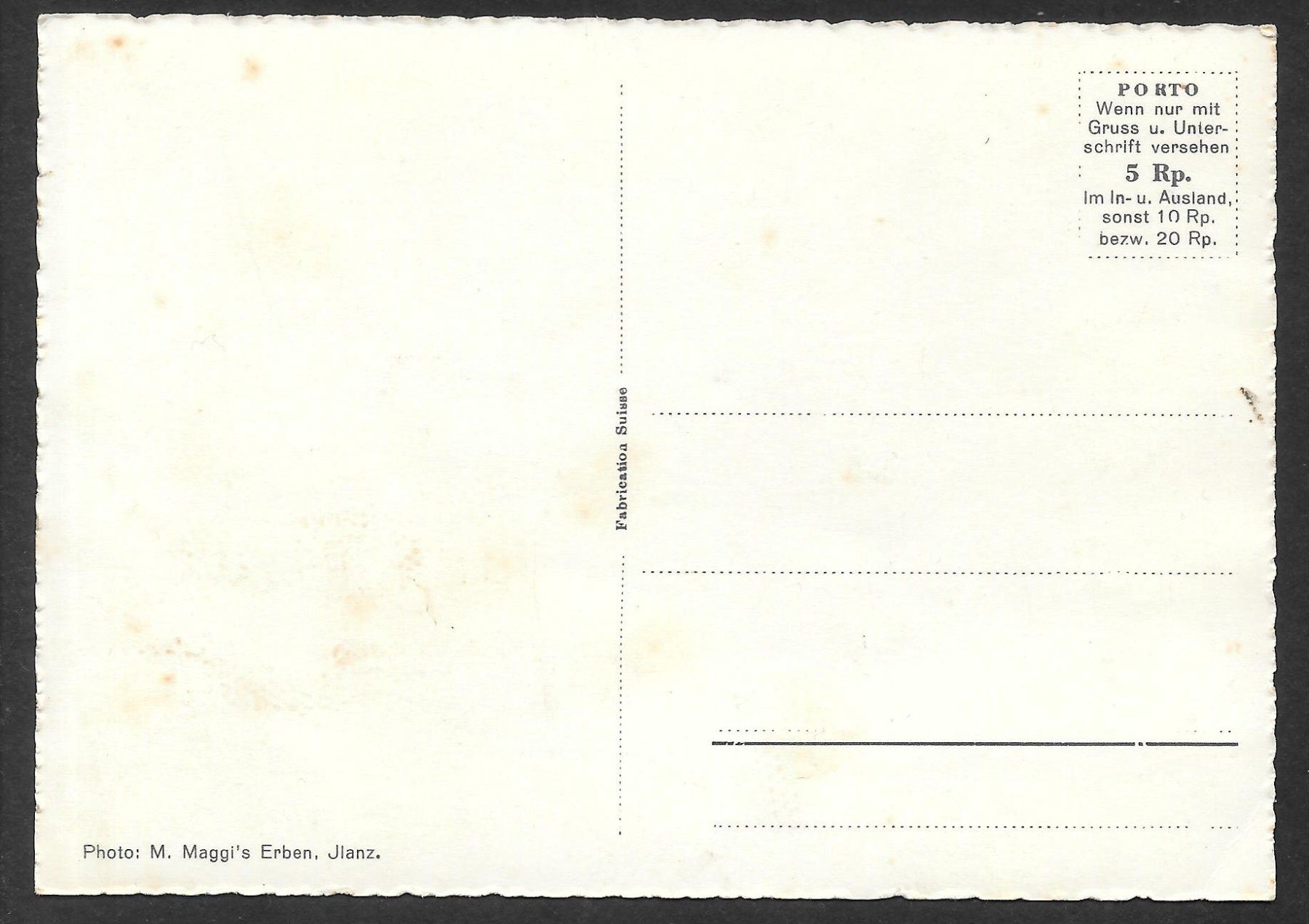 Cartoline postali: Ilanz Glion Gesamtansicht – Usato da Olten venduto da clotaldi 1