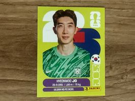 Panini FIFA WM 2026 Sticker Hyeonwoo Jo KOR 2