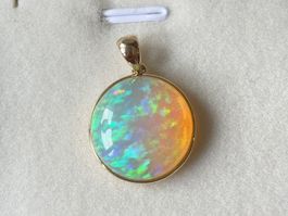 Anhänger 14k Gold mit natürlichem Opal 8.3 ct