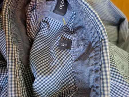 Hemd S Neuwertig Marc O'Polo Blau-Weiss