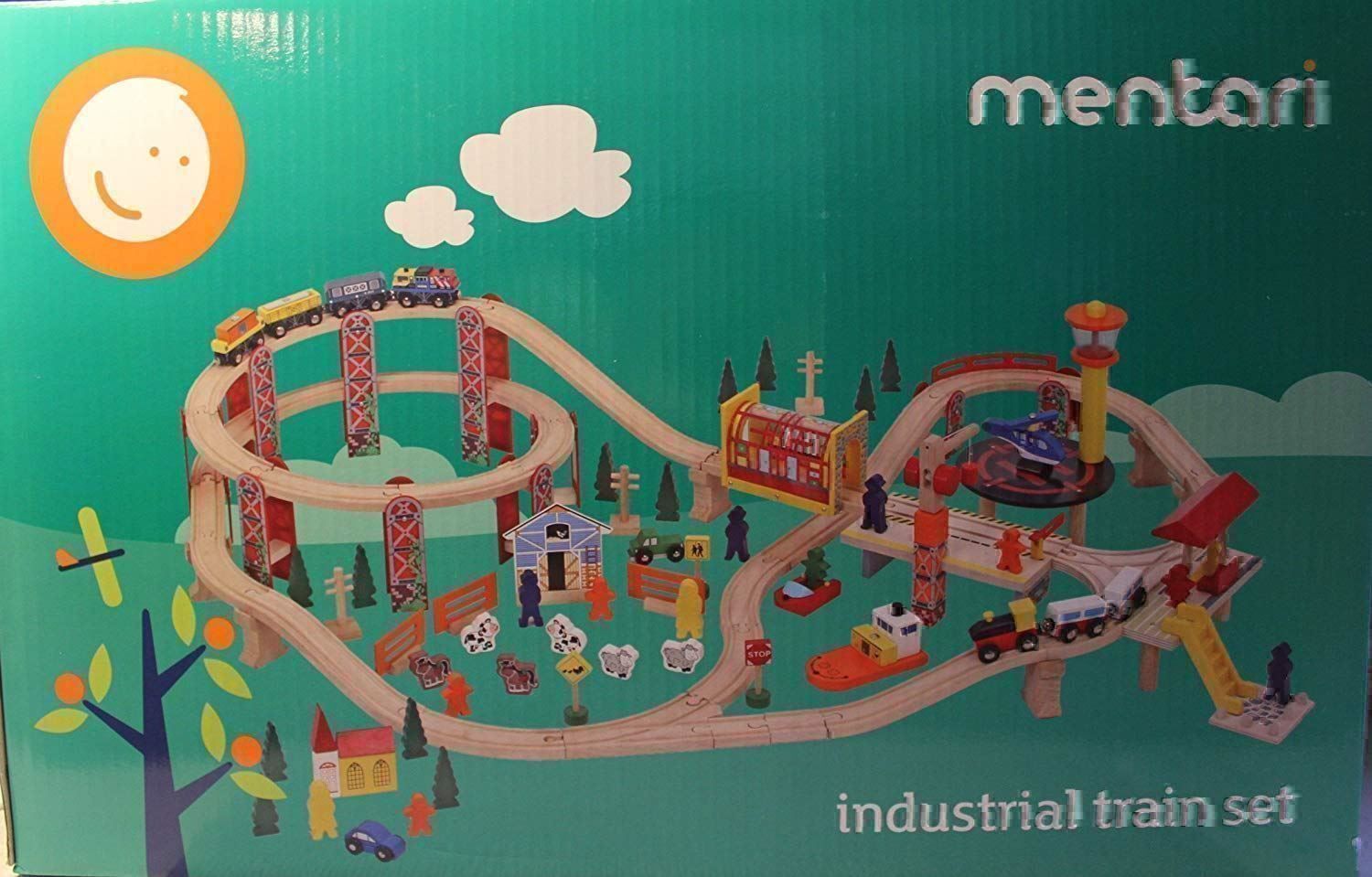 Giocattoli: Holz Eisenbahn Industriepark Mentari – Nuovo e nell'imballaggio originale da Beckenried venduto da angel-mountain 1