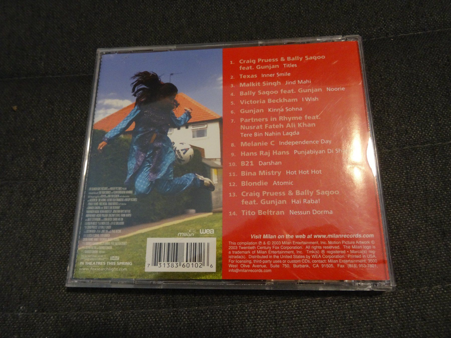 CD: Bend it like Beckham - Music from Motion Picture CD – Usato da Olten venduto da Disc-Ausverkauf 1