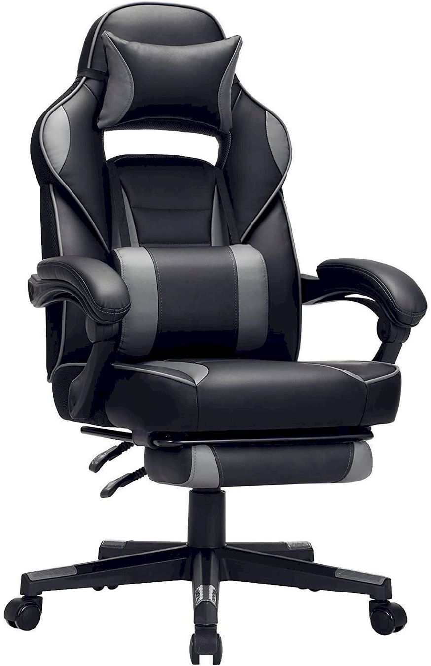 Sedie per ufficio: SONGMICS Gamingstuhl schwarz-grau – Nuovo e nell'imballaggio originale da Bottighofen venduto da zaap