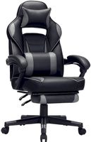 SONGMICS Gamingstuhl schwarz-grau