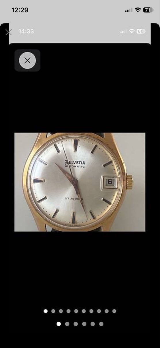 Orologi: HELVETIA. AUTOMATIC. 27JEWELS. – Usato da Lenzburg venduto da erv_v7lr