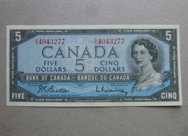 Canada ++ 5 Dollars 1954