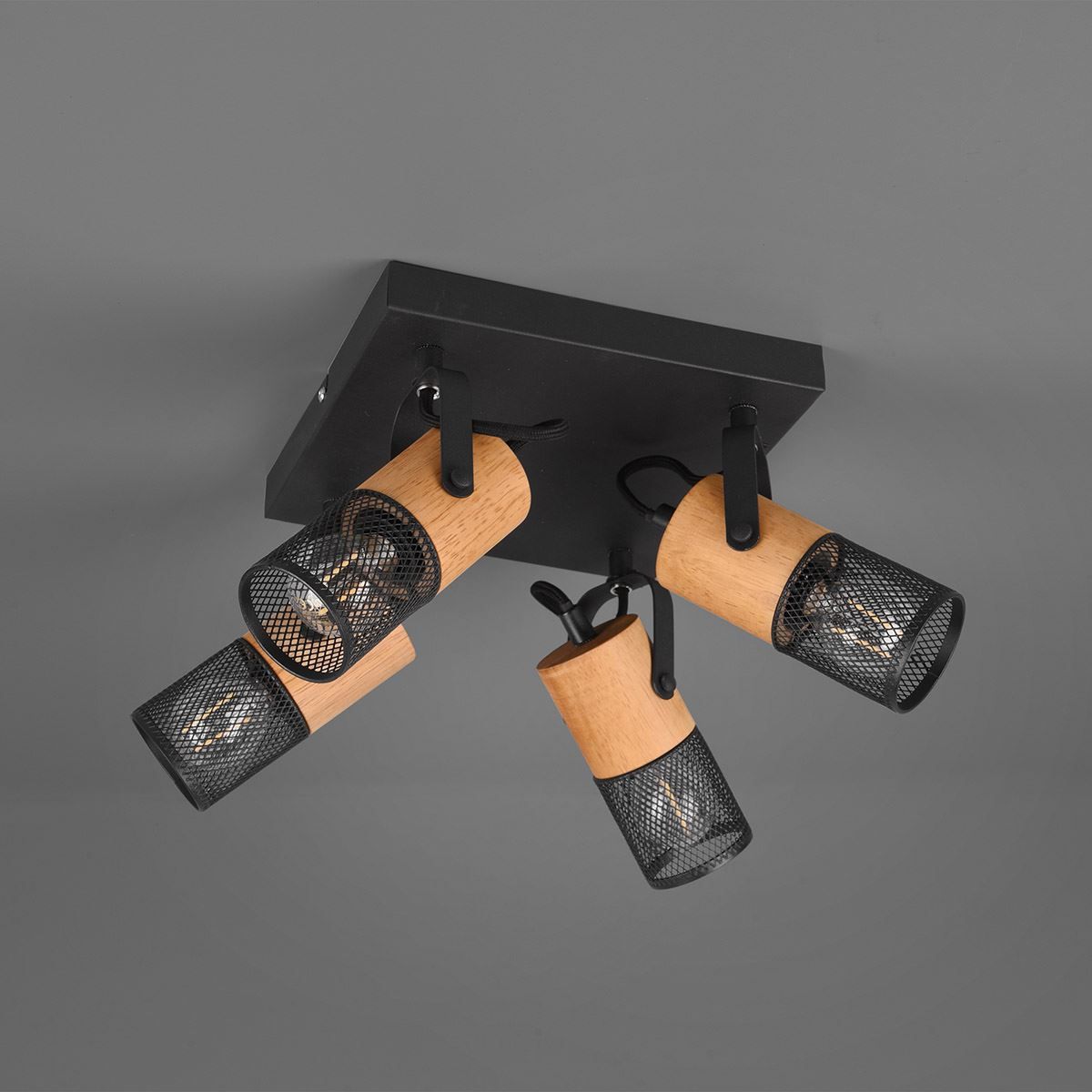 Kronleuchter & Deckenlampen: Deckenleuchte, Holz, 22 cm x 22 cm – Neu (gemäss Beschreibung) aus Kreuzlingen von Smart-Light 1