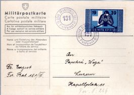 MILITÄRPOSTKARTE STAB TERRITORIAL BAT. 181 - M15