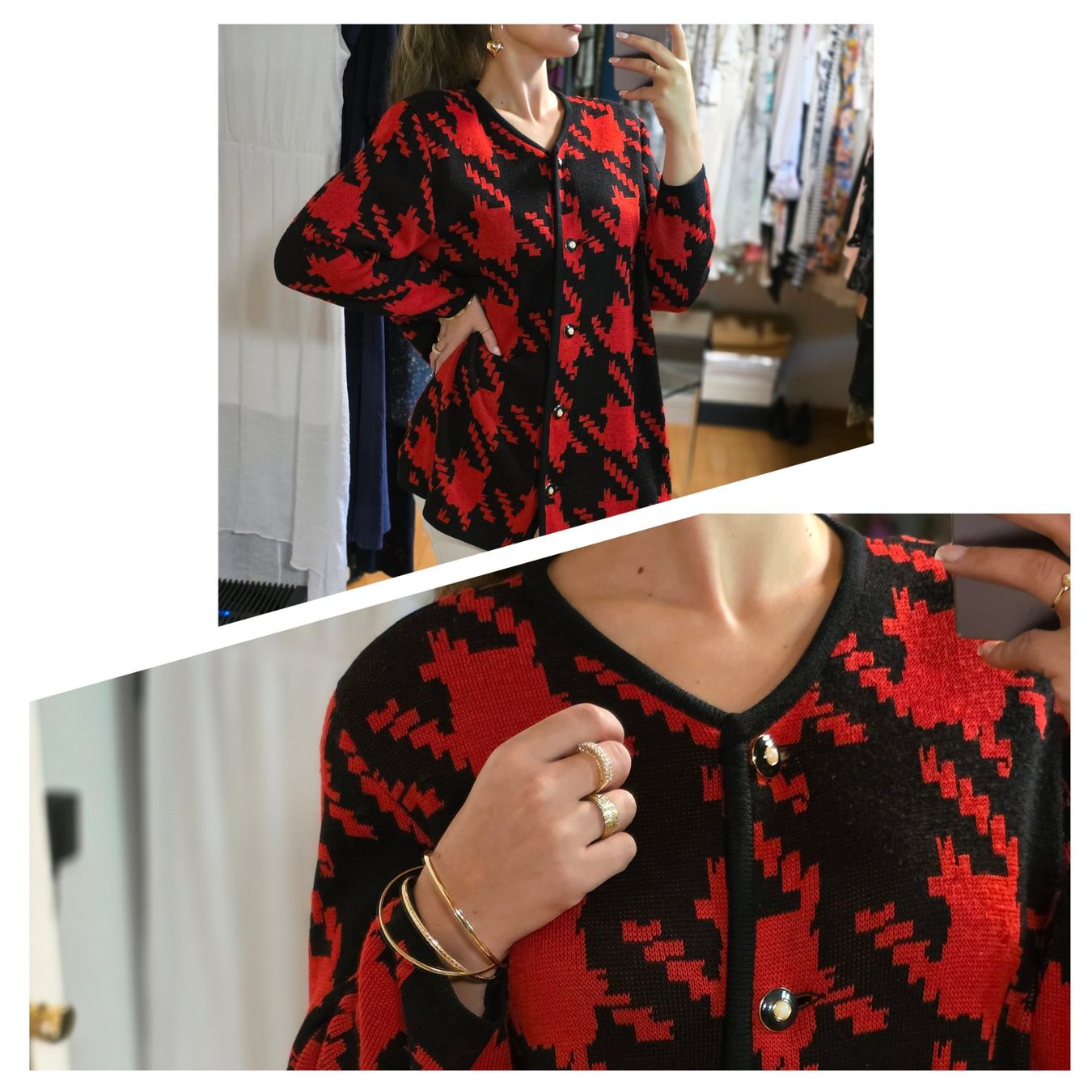 Jacken: Lucia Vintage Strickjacke, Größe 48/50 – Gebraucht aus Wald ZH von CapLux 9