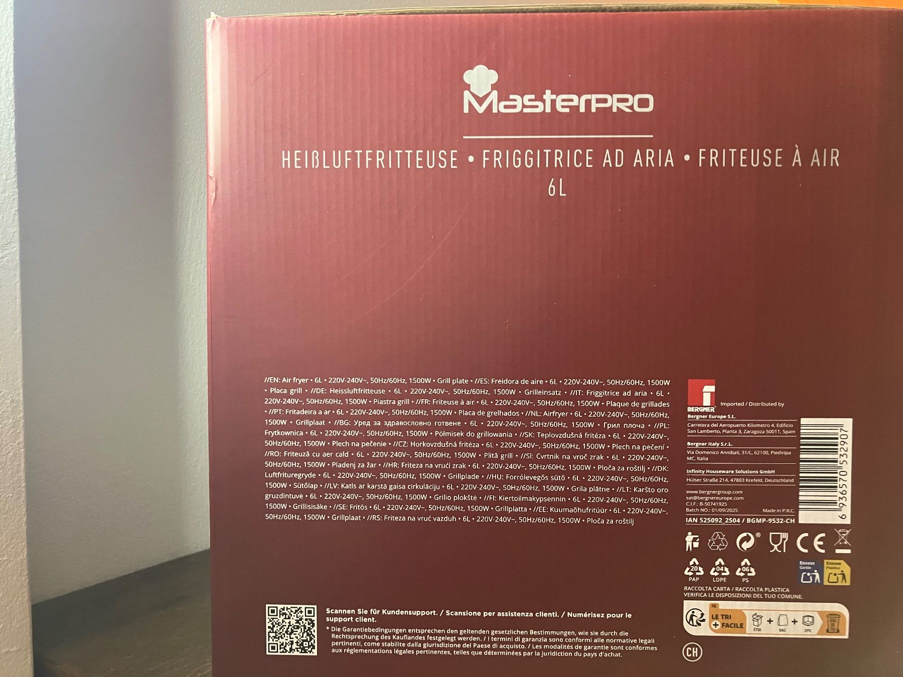 Küchengeräte: Neue Masterpro Heissluftfritteuse – Neu und originalverpackt aus Engelberg von Lrsa 2