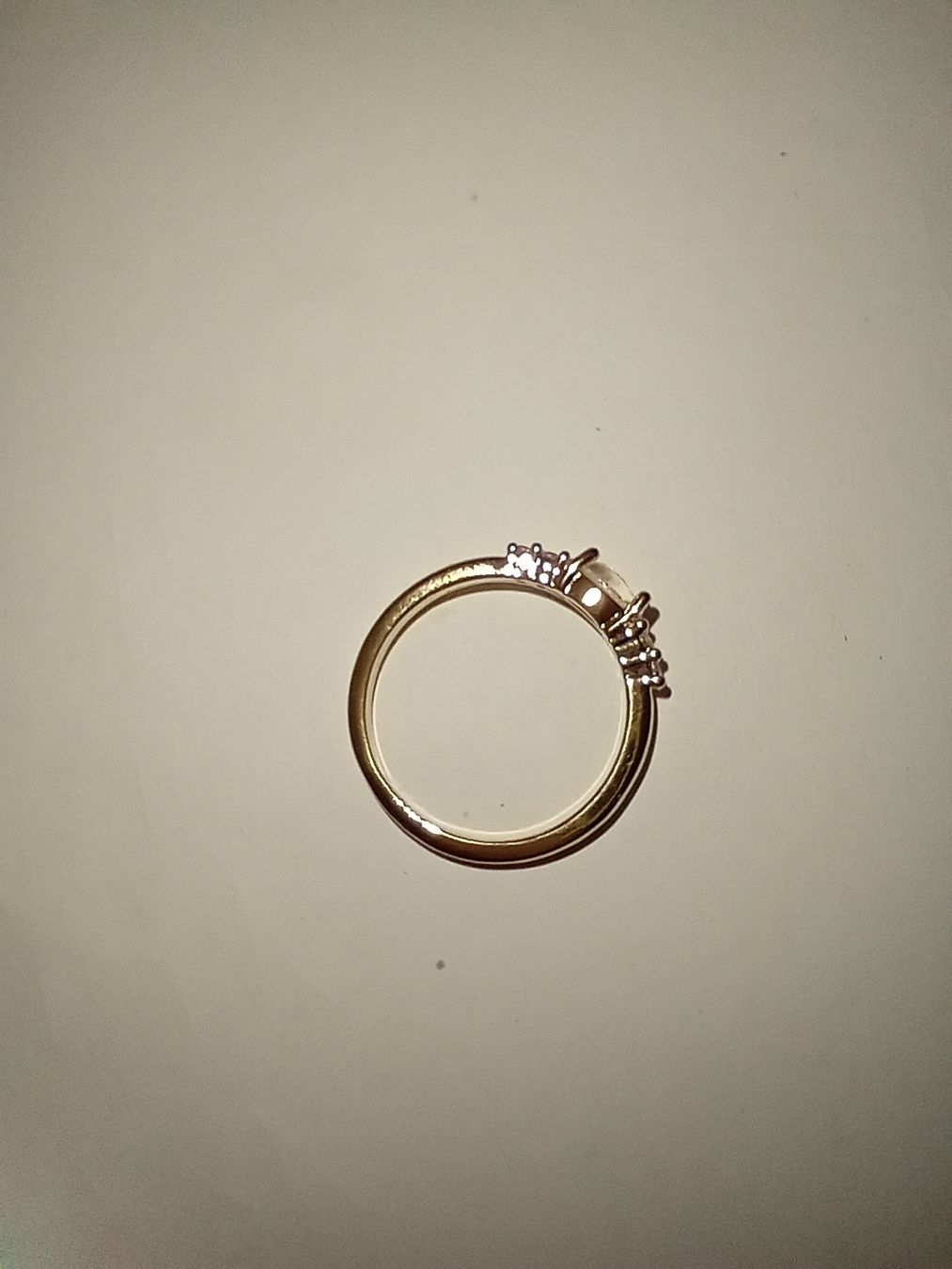Ringe: Ring mit synt.Opal goldfarben  – Neu (gemäss Beschreibung) aus Burgdorf von carodesign1 1