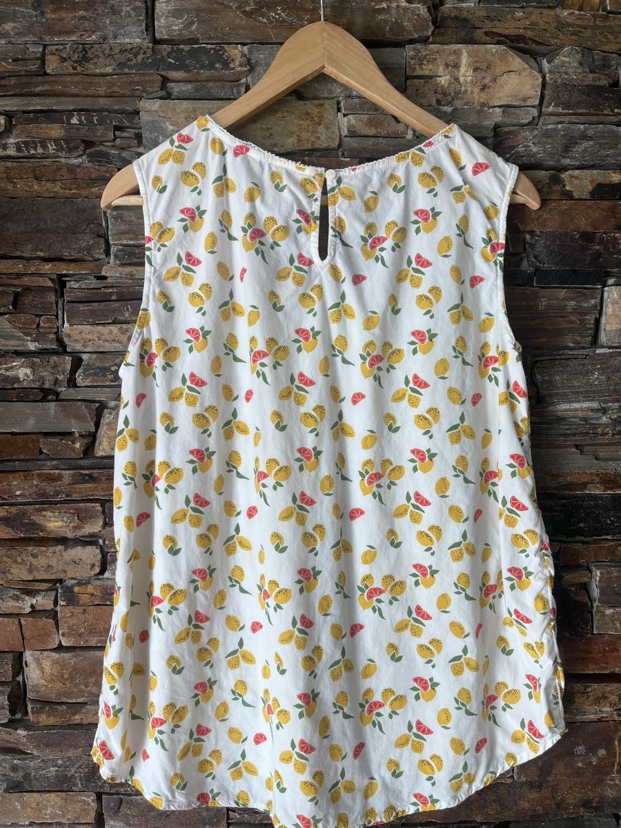 Blusen: Damen Top mit Zitronenmuster Grösse 40 – Gebraucht aus Winkel von Mandarinchen9 2