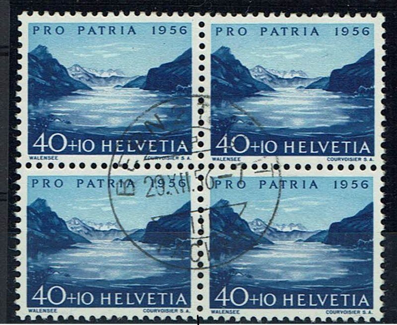 Tous les timbres: Pro Patria B80 bloc de 4 oblit. Bern 2 – D'occasion à Neuchâtel par yacamoto