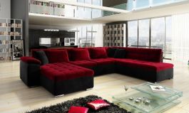 Wohnlandschaft Rechts Sofa mit Bettkasten + Schlaffunktion