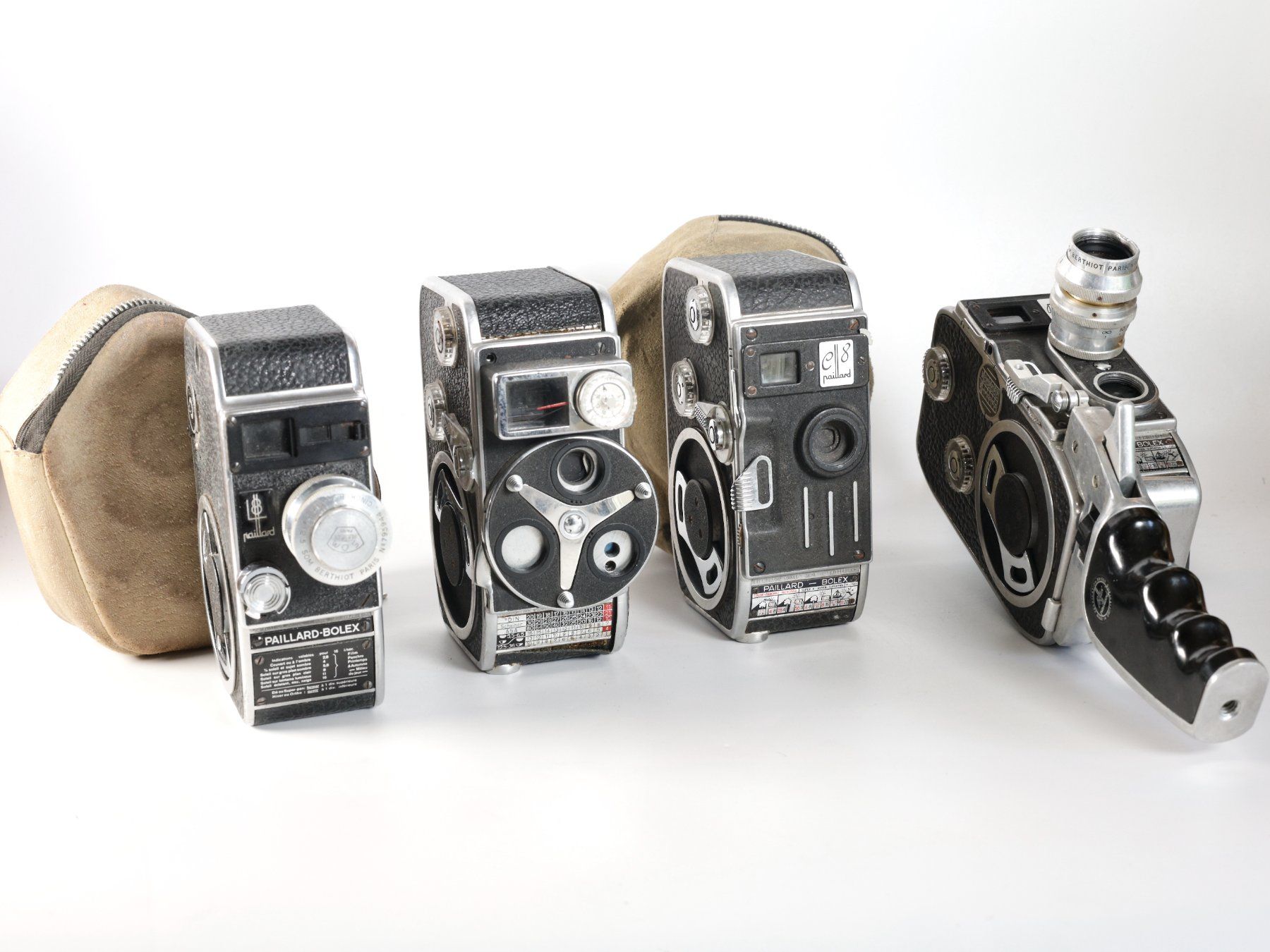 Bolex Videocamere: lot 4 x Bolex camera 8mm – Difettoso da Biel-Bienne venduto da monsieur_jelmoli