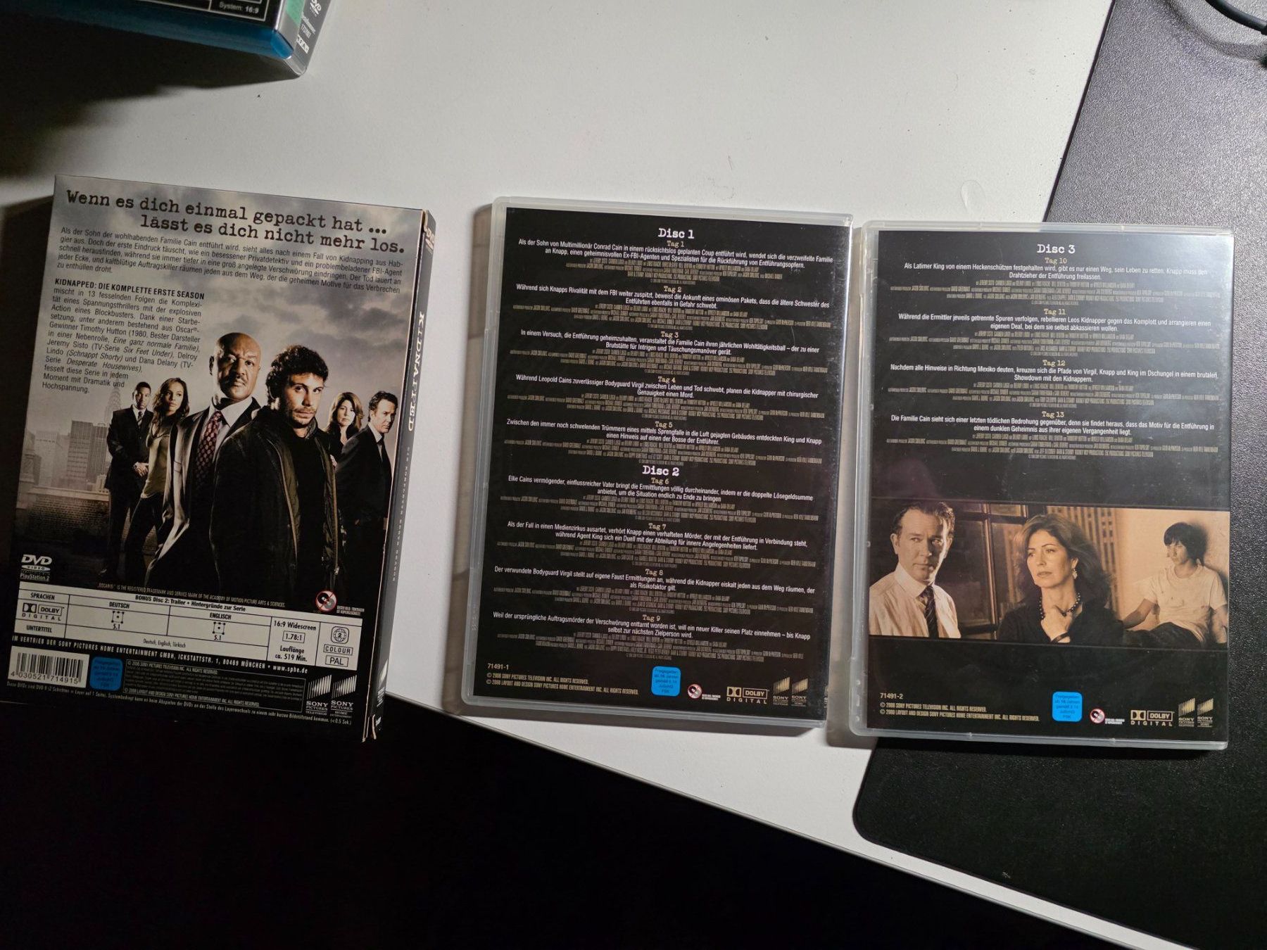 Tutti i DVDs: DVD Kidnapped - komplette erste Season – Usato da Walterswil BE venduto da Lonitti 3