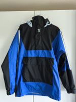 Adidas Anorak blau schwarz hellbau S