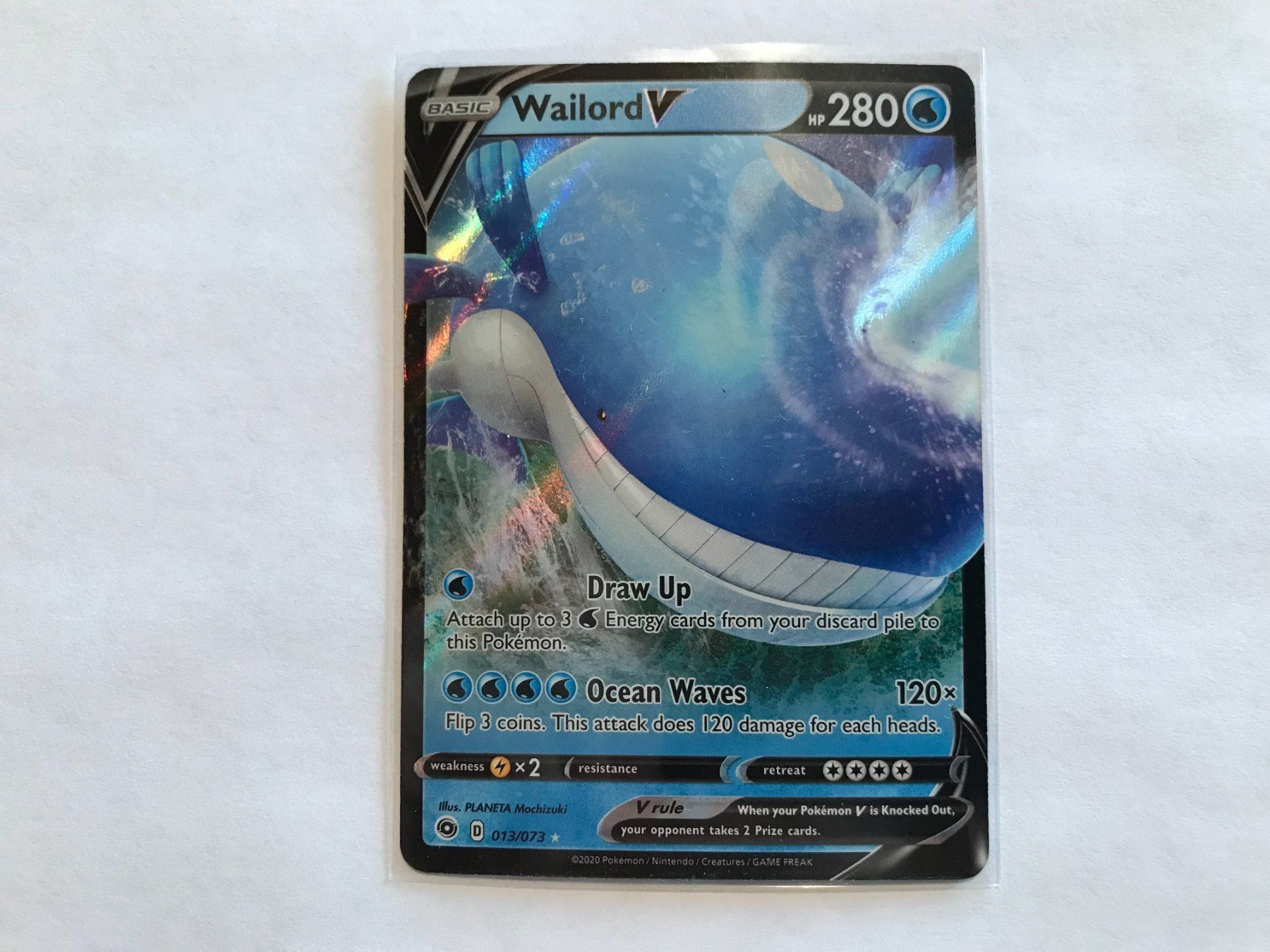 Pokémon Carte collezionabili: Wailord V – Nuovo (secondo la descrizione) da Hagendorn venduto da Pokecollectorch