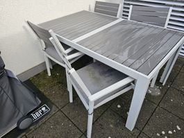 SJÄLLAND Gartentisch mit 4 Stühlen