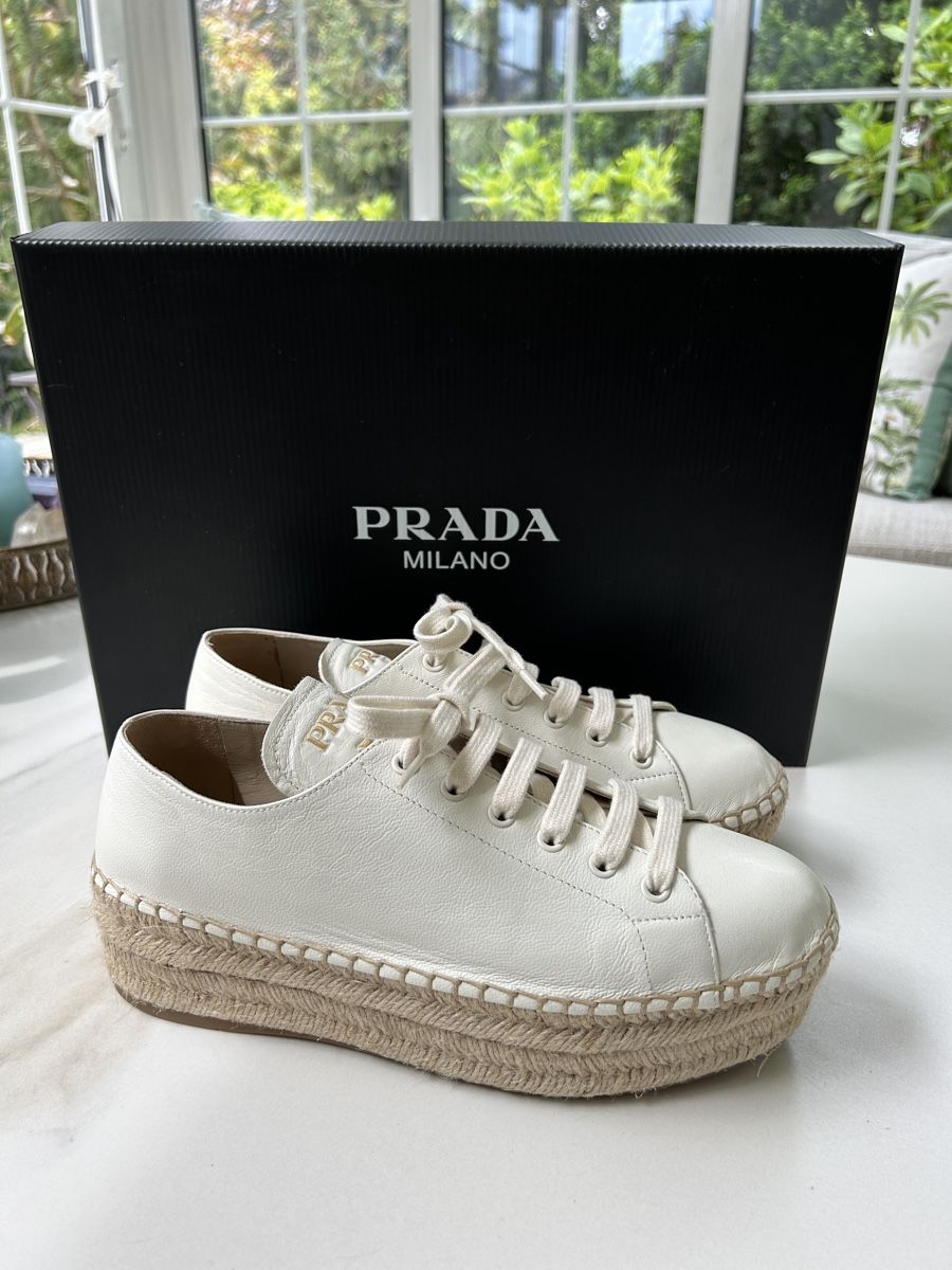 Prada Scarpe da donna: Prada Espadrile Sneakers – Nuovo (secondo la descrizione) da Pfeffingen venduto da Eva_GoVintage 1