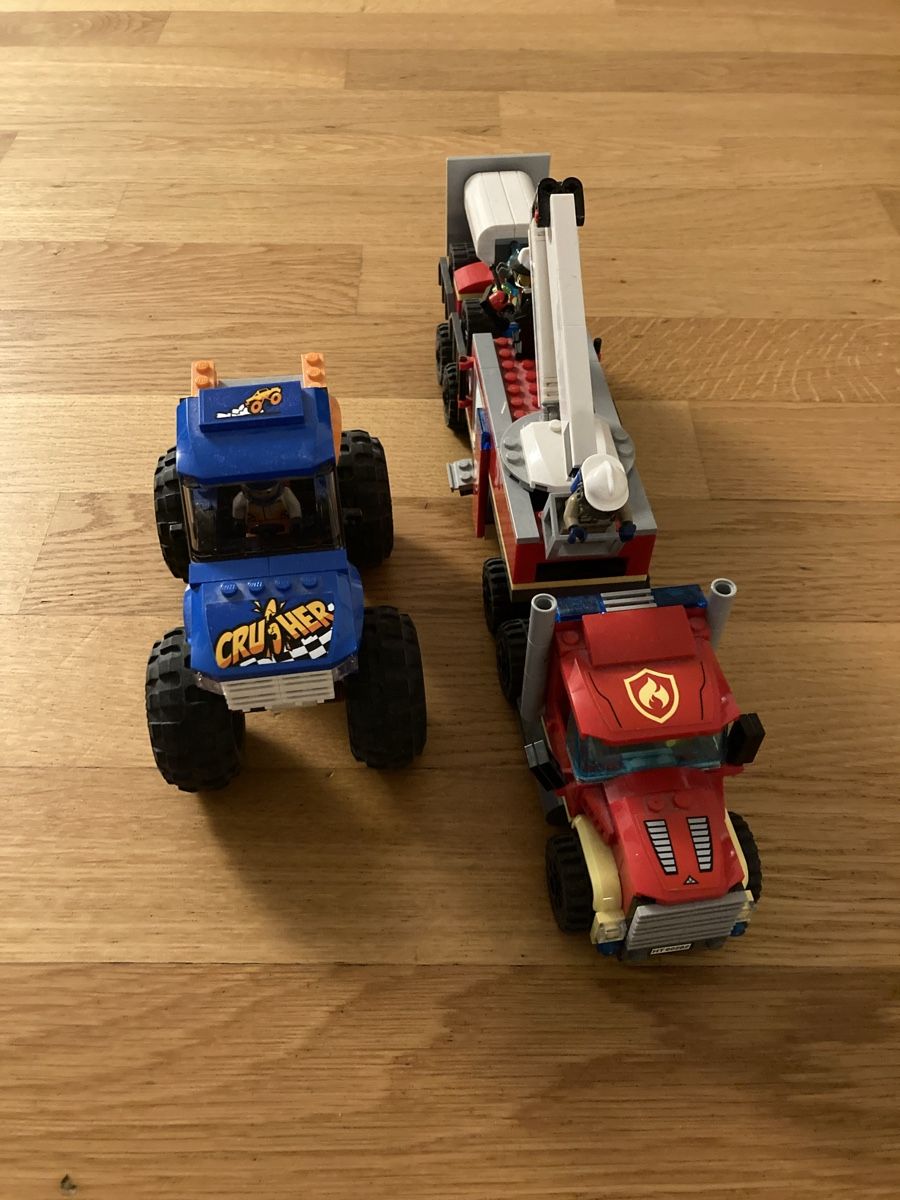 Lego Baukästen: Lego Set Feuerwehr und Monstertruck – Gebraucht aus Zürich von CoSiMaJa