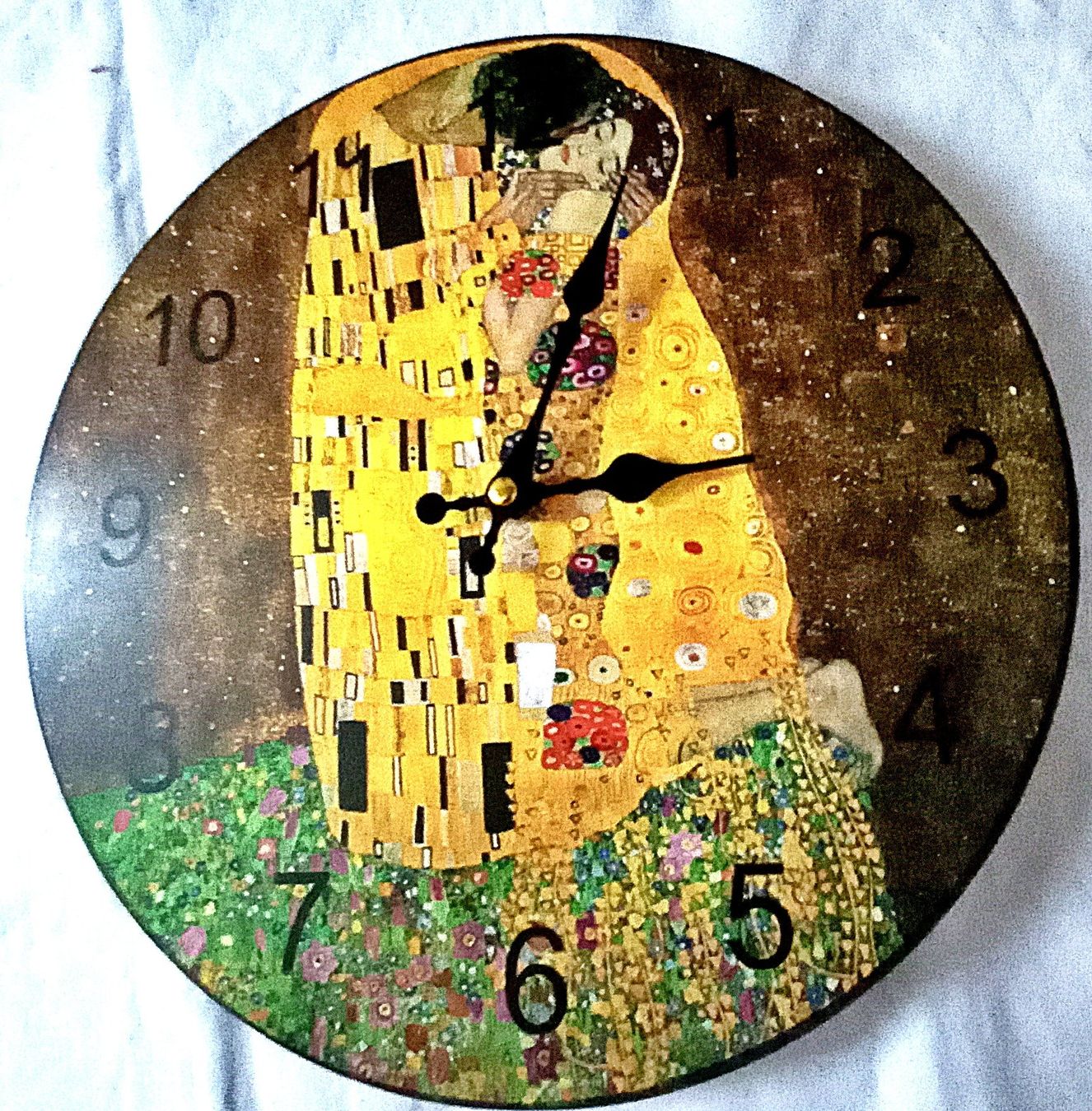 Orologi da terra & Orologi da parete: Gustav Klimt der Kuss Wand-Uhr – Usato da Baar venduto da 2cvbaar 1