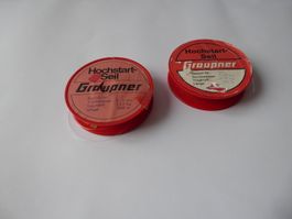 2 Spulen Hochseilstart, Nylonfaden, Graupner