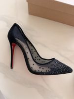 Christian Louboutin Follies Strass 100 noir 38, NEUVES avec