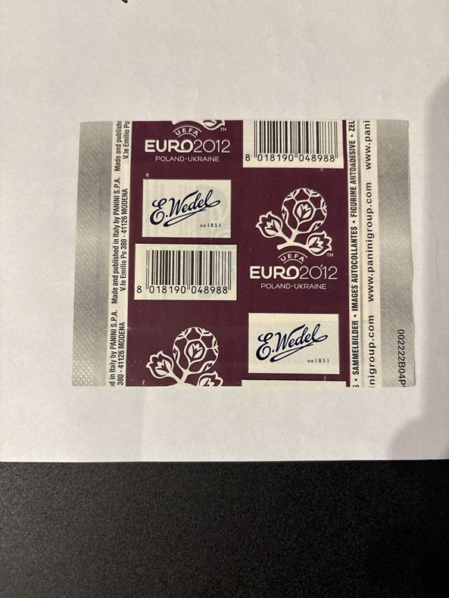 Panini Carte collezionabili: Panini Euro 2012 seltene polnische Version E.Wedel Top! – Nuovo e nell'imballaggio originale da Hauptwil venduto da rap_5lh5 1