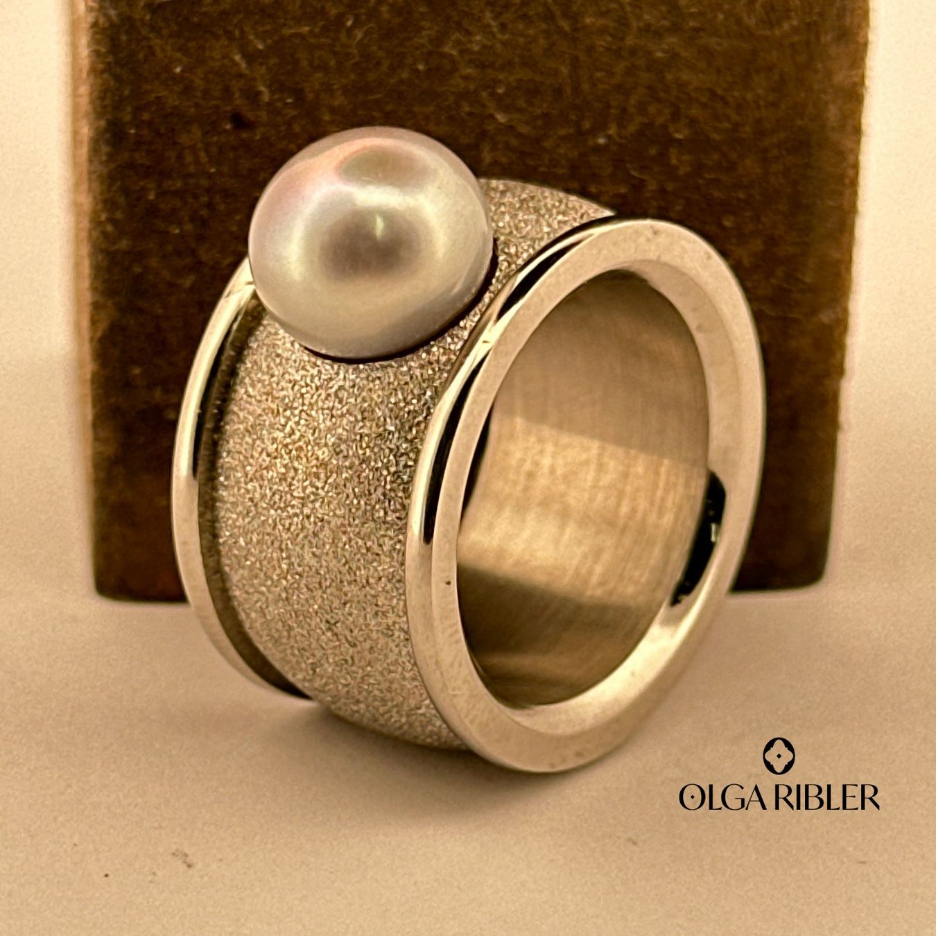 Olga Ribler Anelli: Perlen Ring Edelstahl Grösse 56 – Nuovo (secondo la descrizione) da Luzern venduto da Schmuckoutlet 5