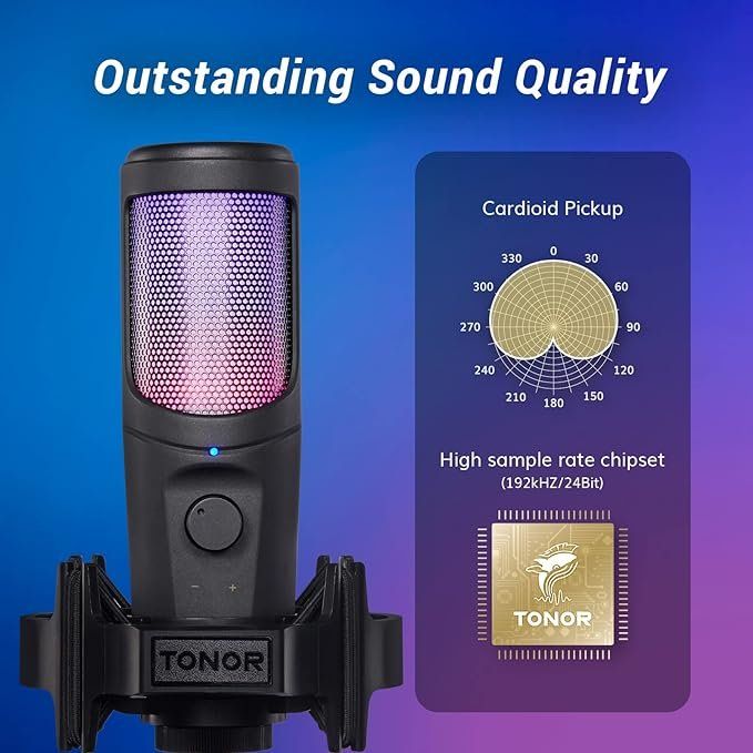 Mikrofone: PC Gaming Microphone Podcast Brodcasting Streaming Mikrofon – Neu und originalverpackt aus Zürich von Novamart 2