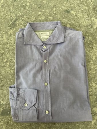 Hemd Brunello Cucinelli Grösse XL italienischer Schnitt